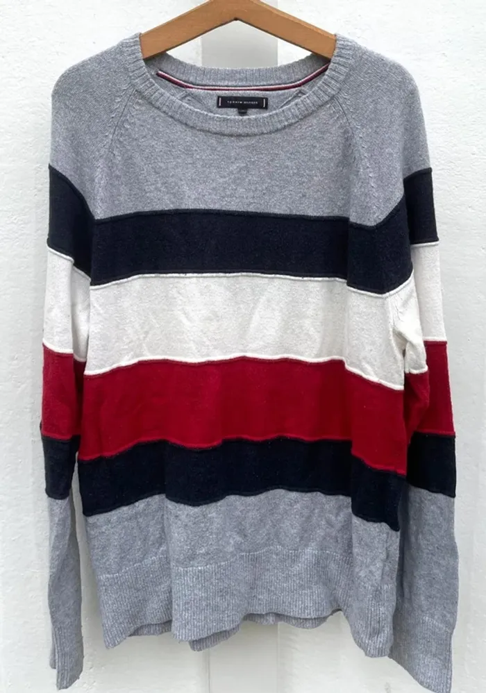 Crewneck Tommy Hilfiger Mens XL cotton polyamid woold