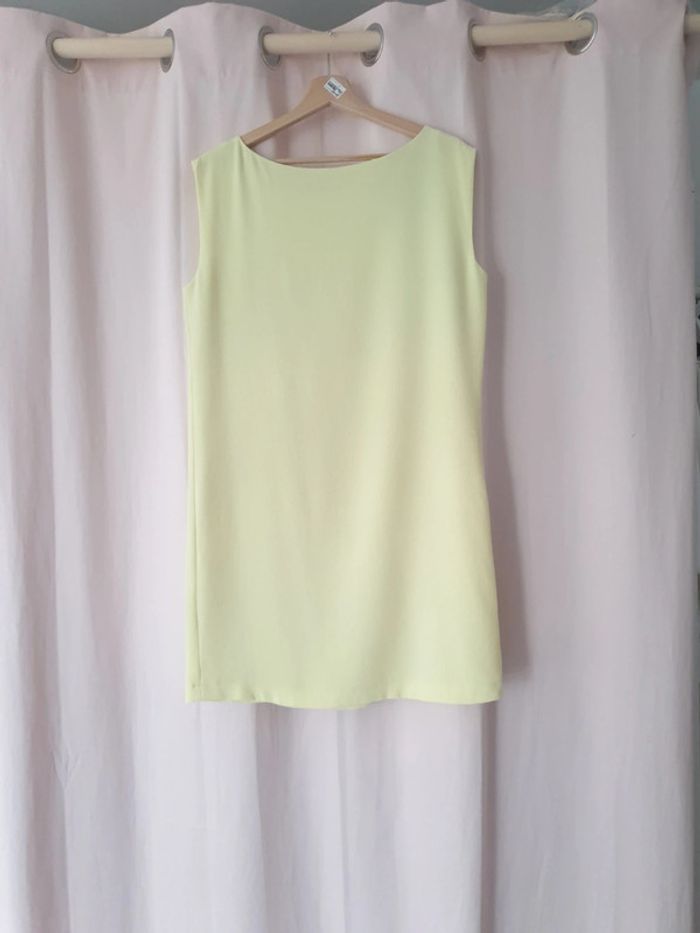 Robe été jaune pâle M - photo numéro 4