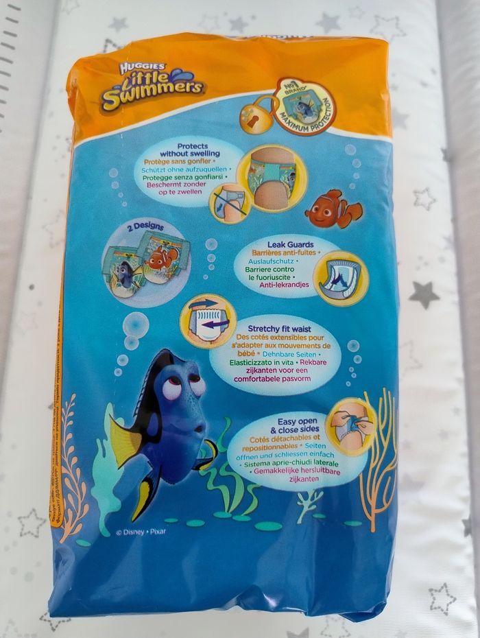 Lot de couches culottes de bain huggies little swimmers - photo numéro 3