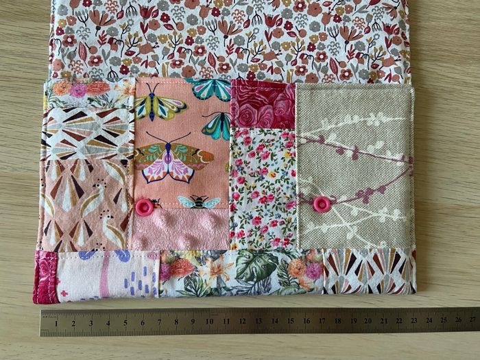 Pochette Patchwork rose - photo numéro 4