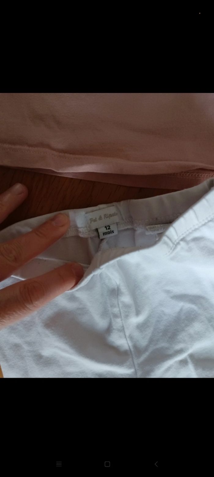 Lot 1 pantalon et t-shirt manches longues taille 1 an en très bon état. Marque Gémo et Kiabi - photo numéro 4