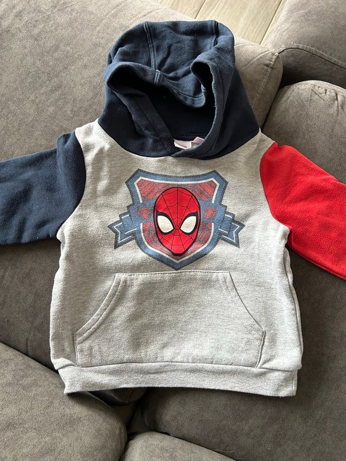 Sweat capuche Spiderman
