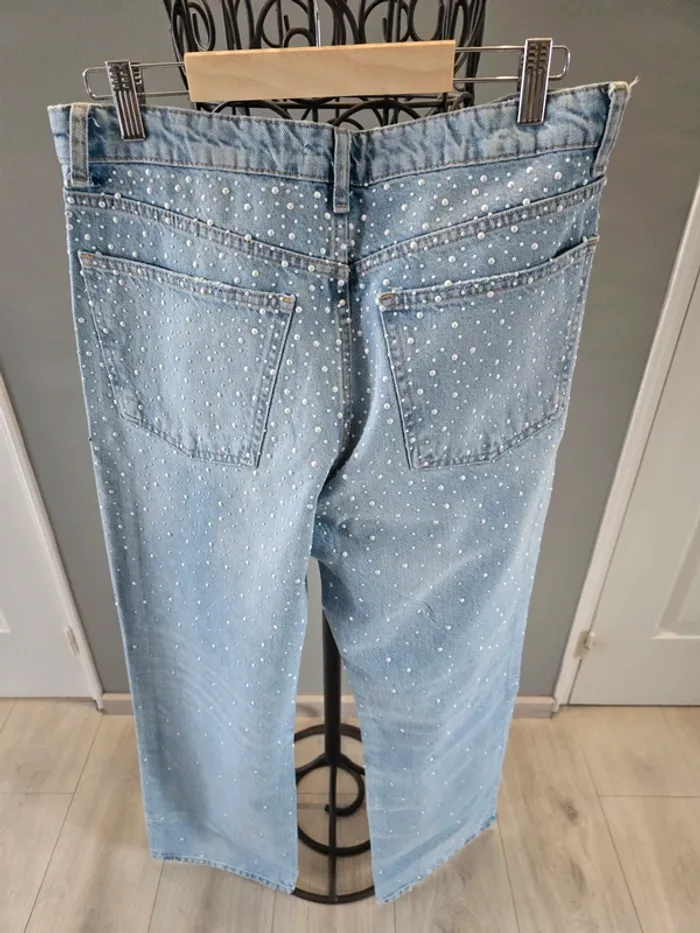 Jeans perles Zara - photo numéro 9