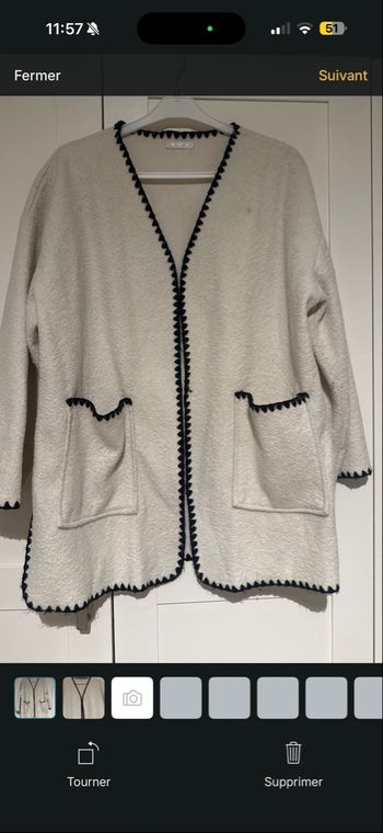 Cardigan blanc 