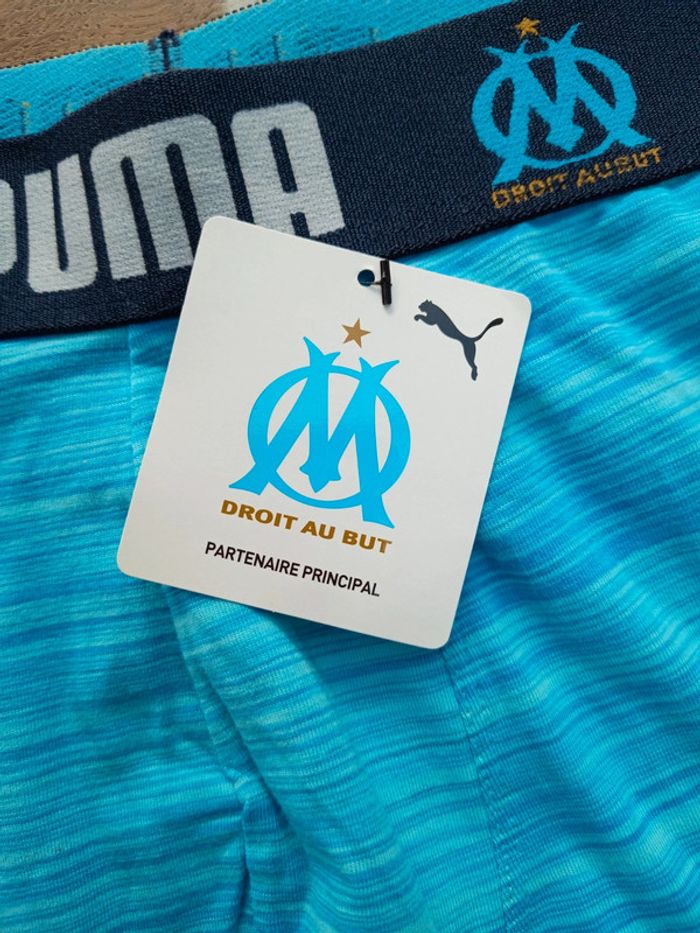 Boxer Puma édition spéciale om Olympique de Marseille taille M coloris bleu - photo numéro 2