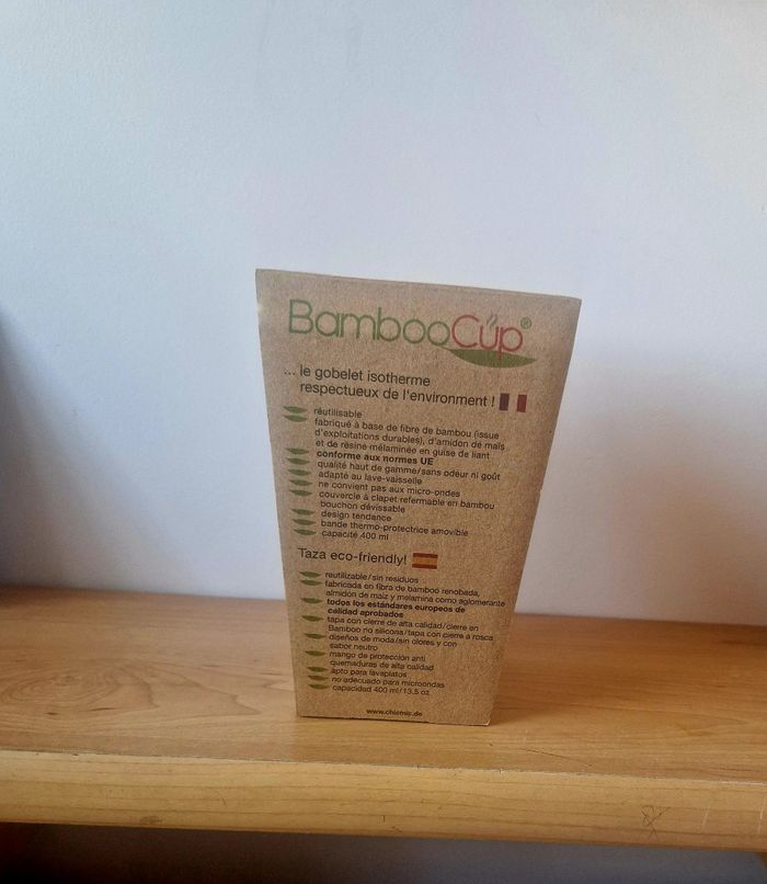 Gobelet en bambou - photo numéro 3