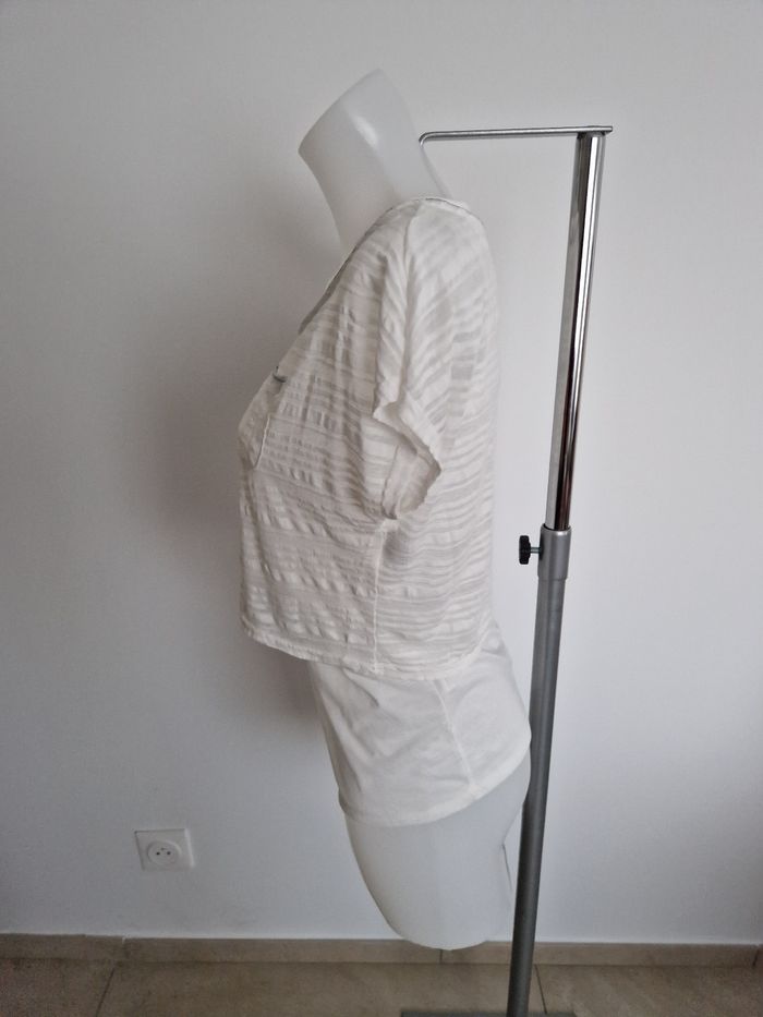 Haut blanc 2 en 1 Cache Cache - photo numéro 3