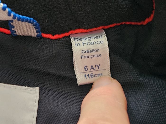 Manteau Okaïdi 6 ans bleu marine Alaska Winter, chaud et imperméable, parfait pour l'hiver - photo numéro 4