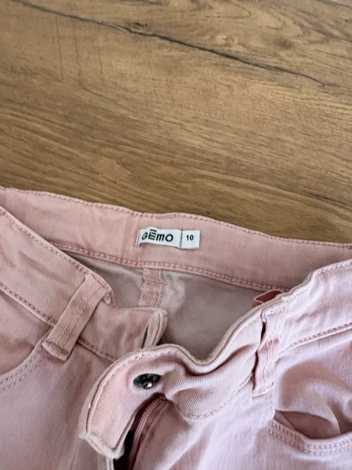 Jeans slim fille 10 ans - photo numéro 2
