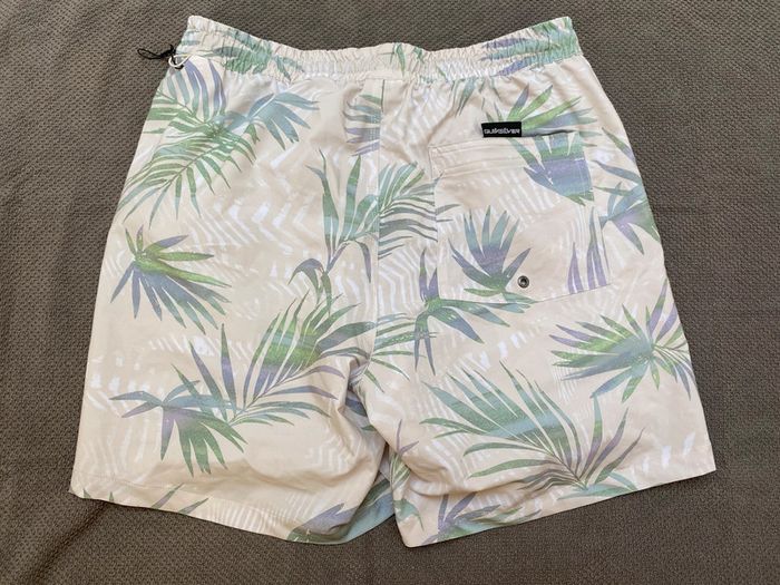 Maillot bain volley short Quiksilver M taille élastiquée - photo numéro 4
