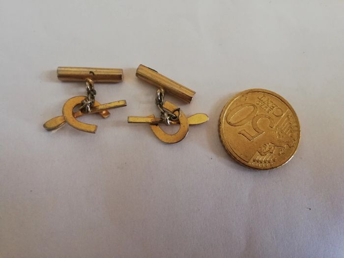 Magnifiques boutons de manchette vintage authentique - photo numéro 2