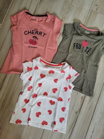 Lot de tee-shirt fille