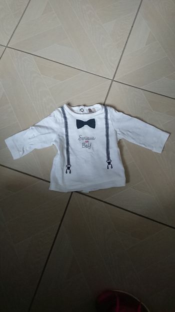 T-shirt manches longues "Serious little Boy"