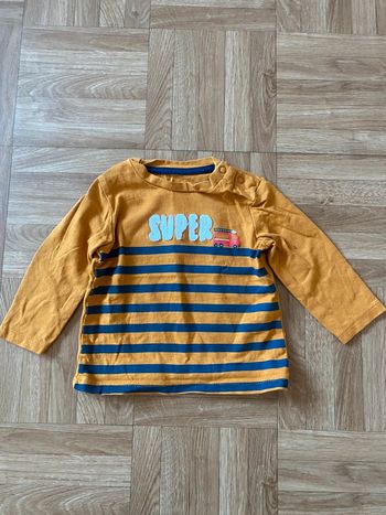 T-shirt à manches longues In Extenso 3/6 mois