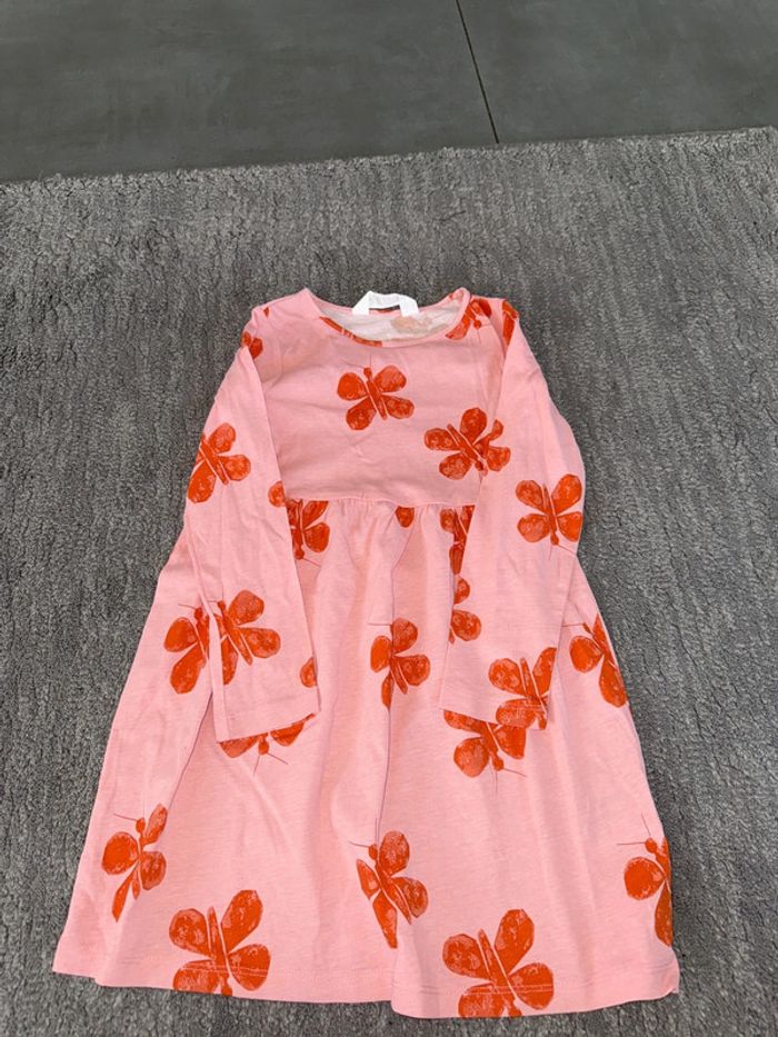 Robe fleuri h&m filles 110/116 - photo numéro 2