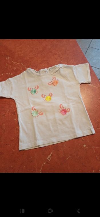 T.shirt bébé taille 12 mois