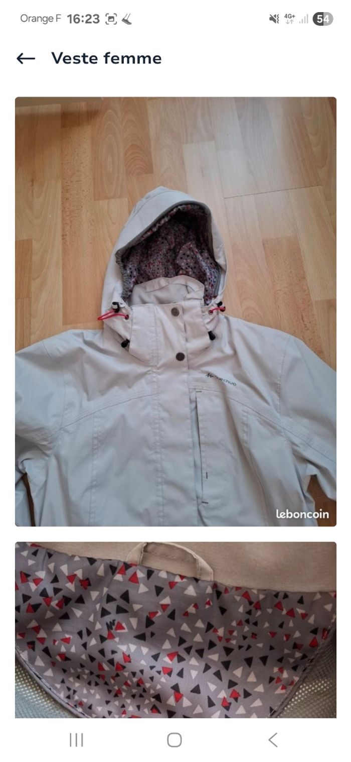 Veste imper  femme - photo numéro 2