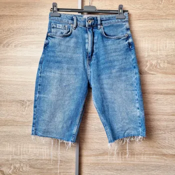 Short long en jean