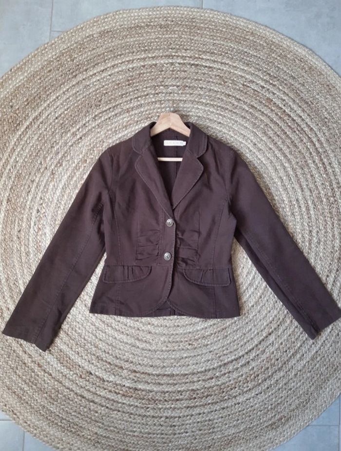 Veste blazer marron Cache Cache T36
