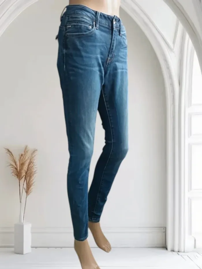 Jean G-Star raw coupe skinny mid ,taille mi-haute ,stretch - photo numéro 4