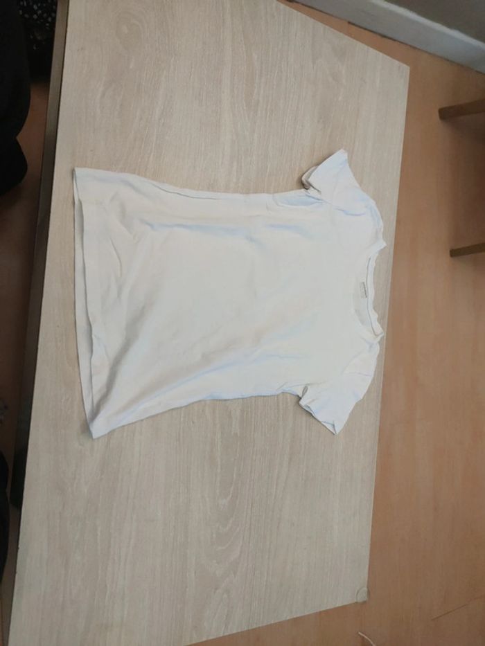 Tee shirt blanc Zeeman 10/12 ans