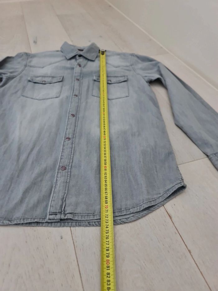 Veste chemise légère imitation jean taille M - photo numéro 18