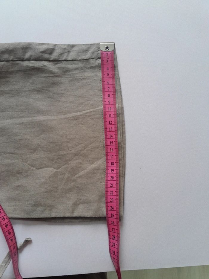 Beau pantalon large lin coton Larah createur modèle Nora taupe - photo numéro 10