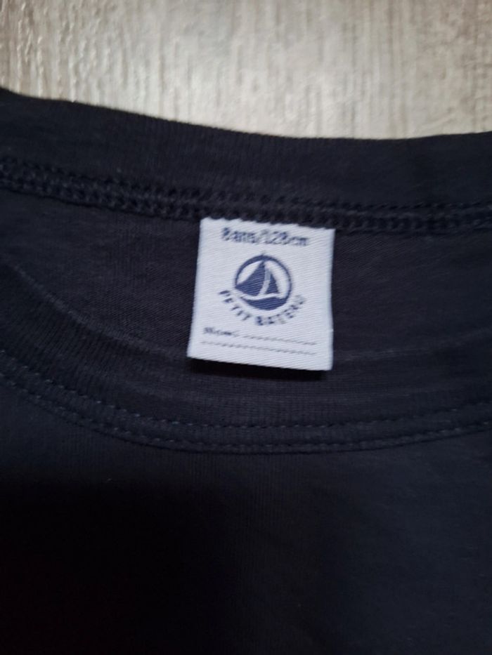 Tee shirt manches longues petit bateau 8 ans - photo numéro 4