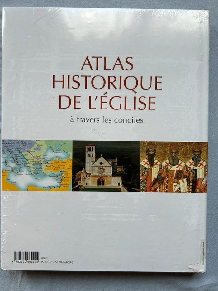 Livre « Atlas historique de l’église » neuf sous cellophane - photo numéro 2