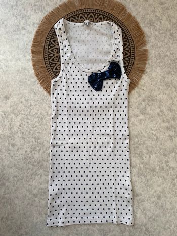 Débardeur à pois noeud Bershka