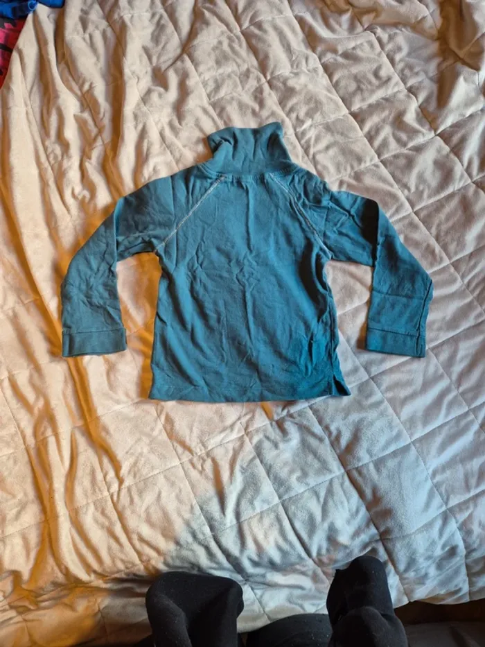 Sous pull  col roulé vert foncé - photo numéro 3