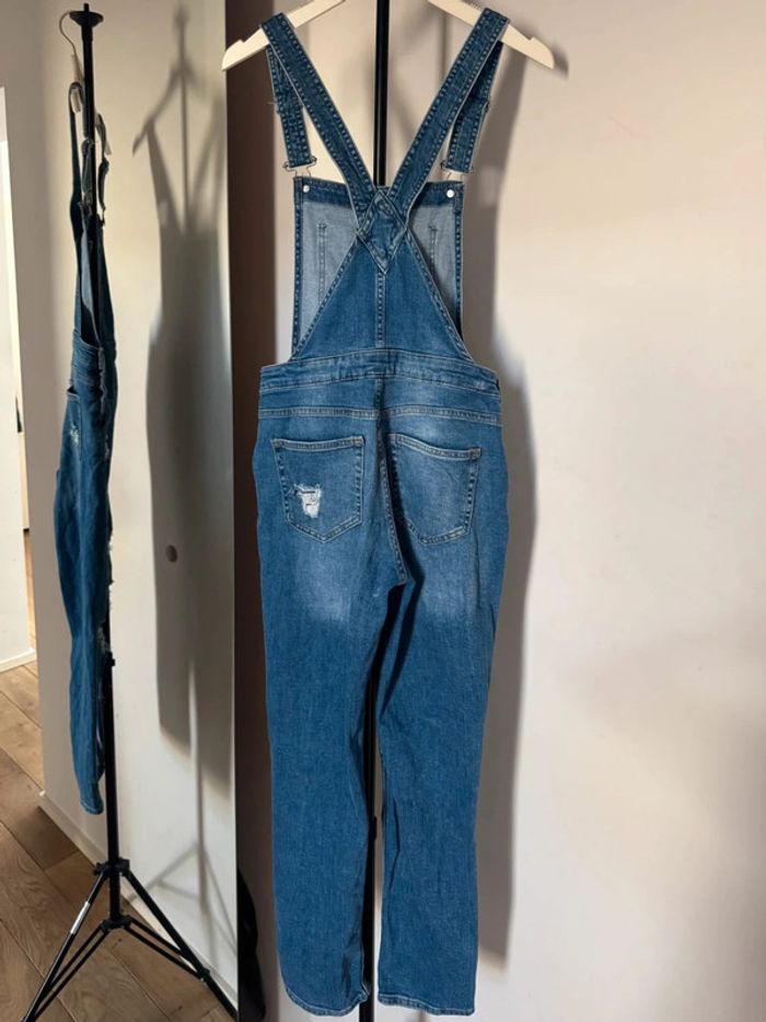 combi type salopette en jean 38 H&M - photo numéro 5