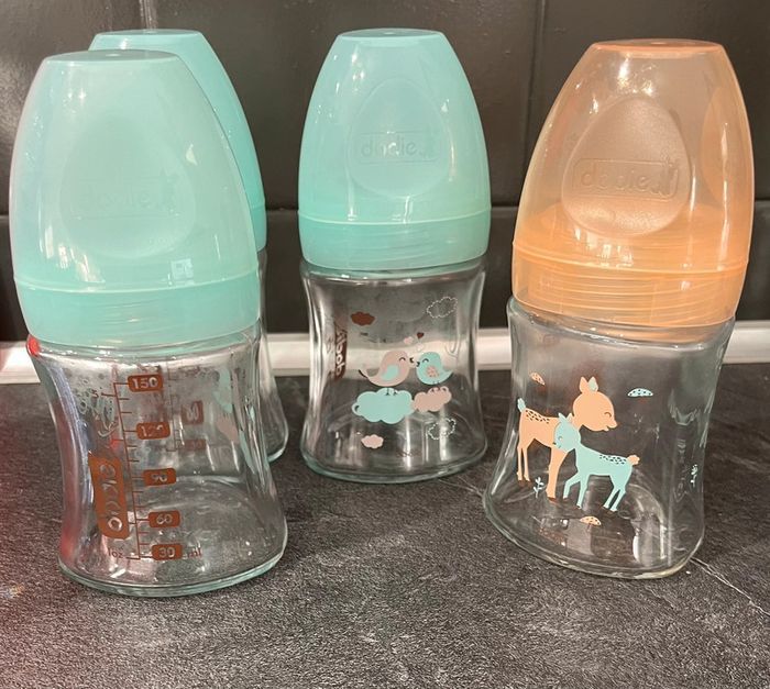 4 Biberons en verre Dodie 150 ml Dodie Beebs