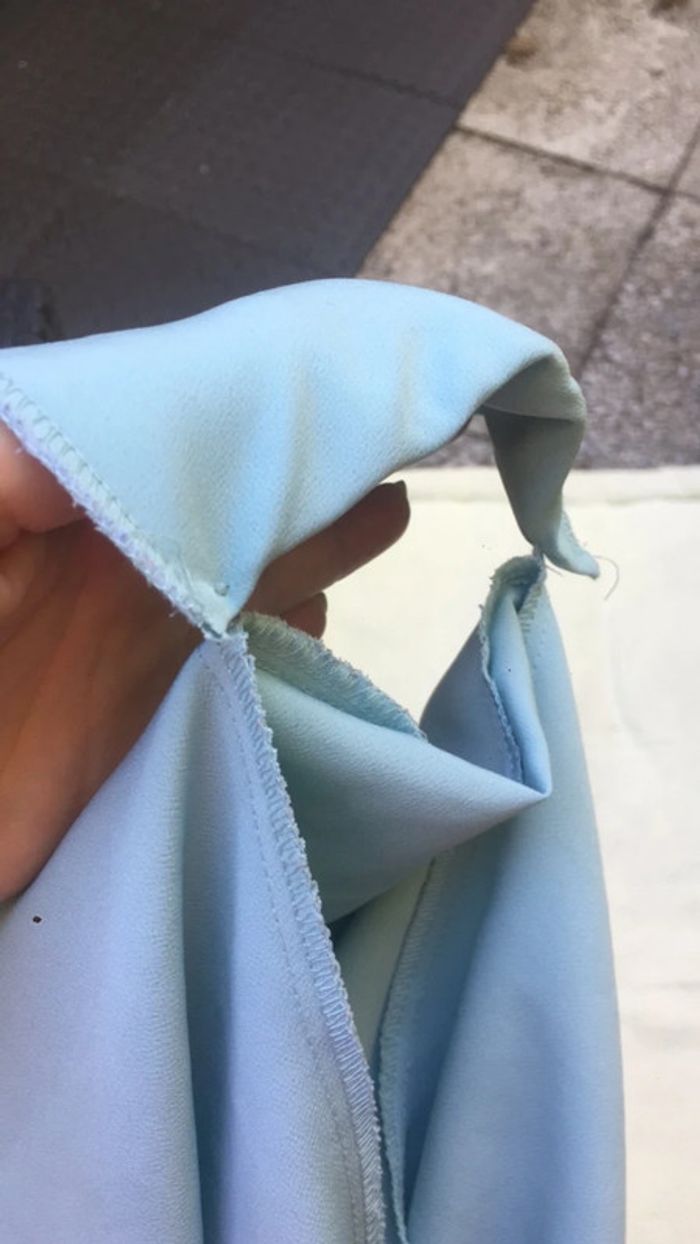 Superbe chemise bleue turquoise - photo numéro 6