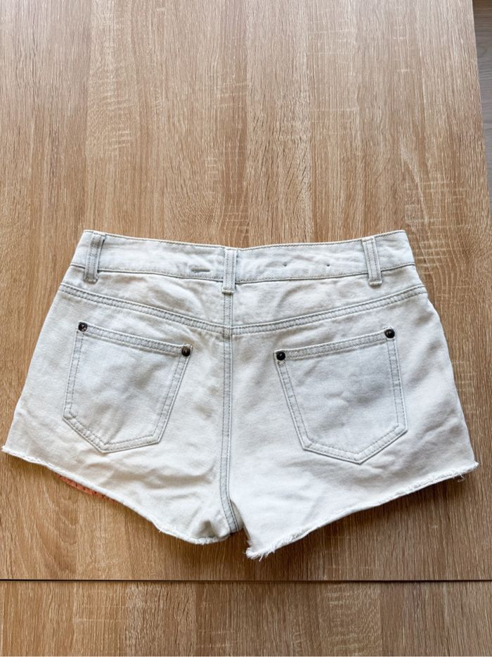 Short en jean bleu clair ikks taille 36 S - photo numéro 3