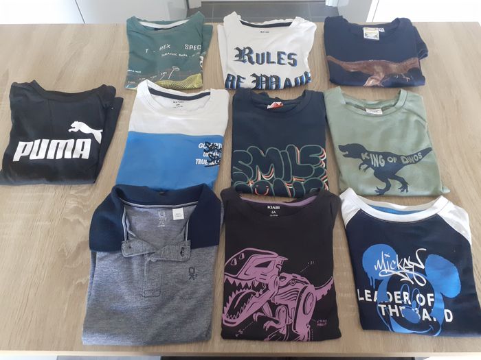 Lot tee-shirt garcon T 6 ans