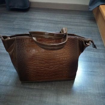Sac à mains marron