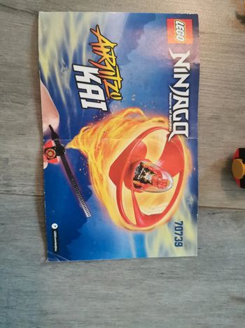 Toupie LEGO Ninjago rouge 70739
