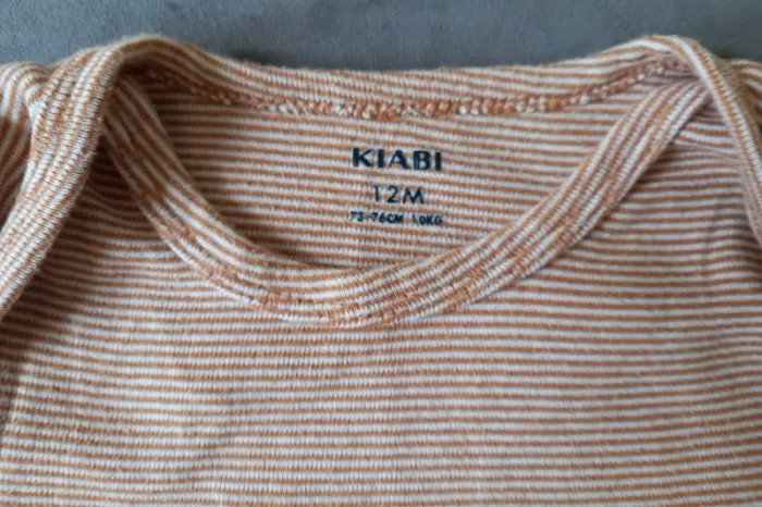 Body manches longues - Taille 12 mois - Kiabi