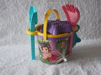 Seau de plage avec accessoires Wader neuf sous filet pour Filles