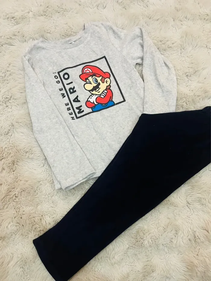 Pyjamas Mario bros 6 ans