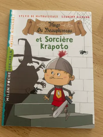 Livre Hugo Du Beauplumeau et sorcière Krapoto