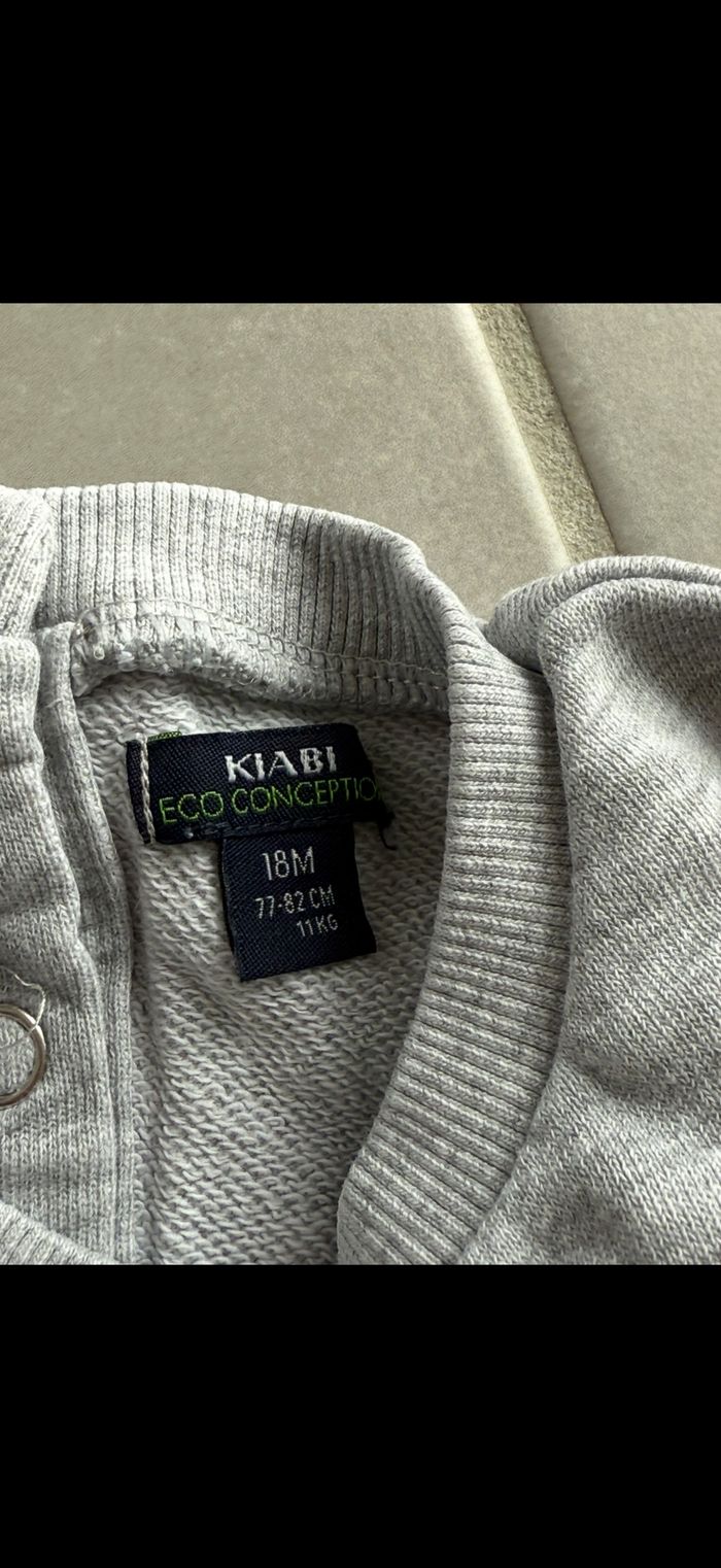 Sweat pull avec tortue Kiabi 18 mois - photo numéro 6