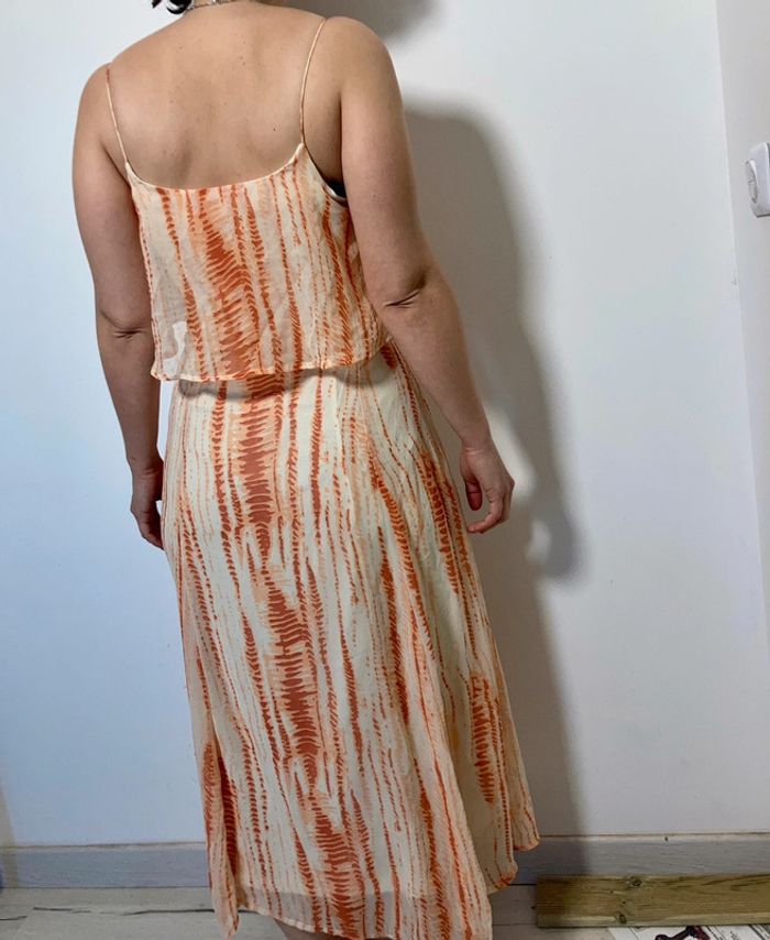 Robe longue orange taille 36 - photo numéro 2