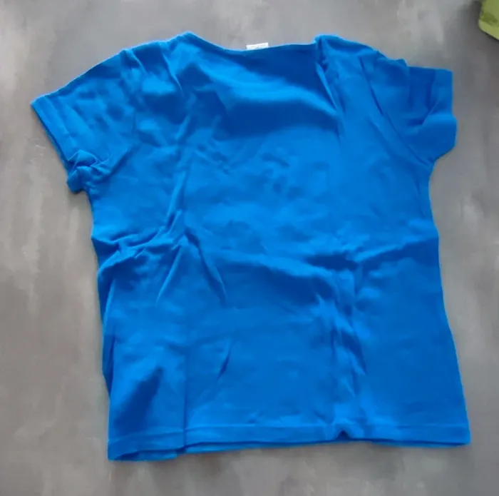 T-shirt bleu chat Petit Bateau 10A - photo numéro 2
