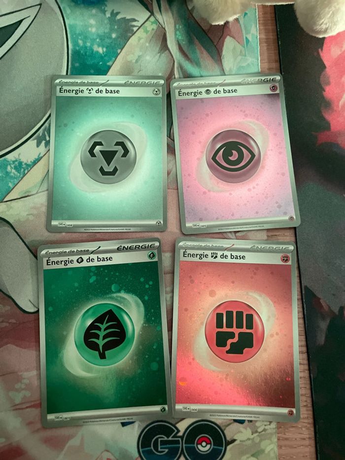 Lot de 4 énergies reverse