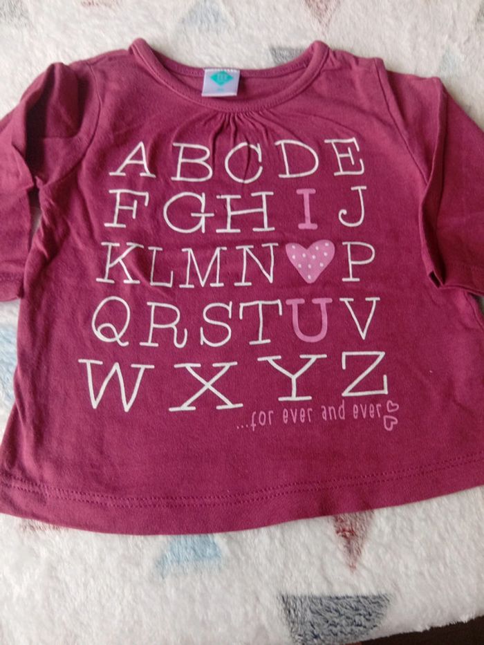 T-shirt alphabet - photo numéro 2