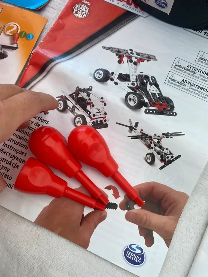 Lot mecano junior mechanical 2 (493 pièces ) - photo numéro 5
