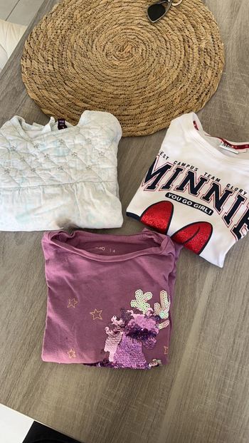 Lot de 3 tee shirts manches longues