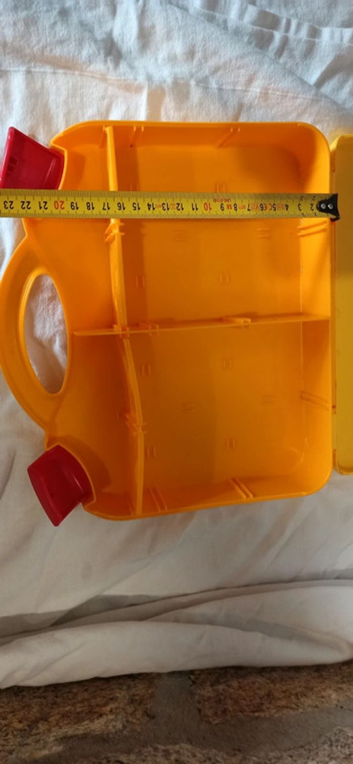 Valisette de rangement jaune pour briques lego - photo numéro 9